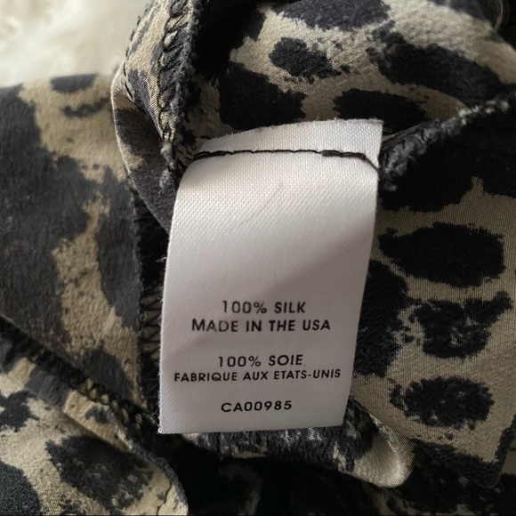 Nanette Lepore • Silk Leopard Print Blouse - Picture 9 of 12